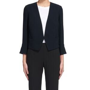 Whistles Split Cuff Crop Blazer sz 6